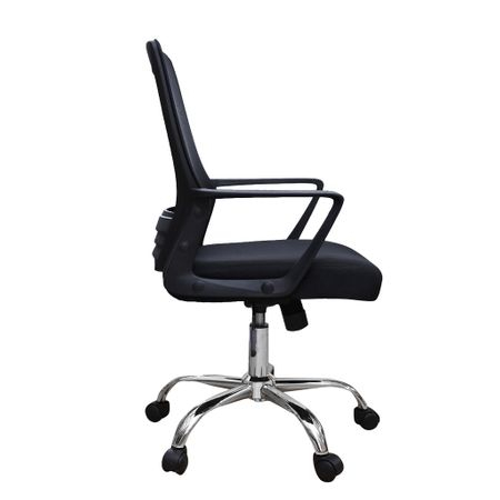 Scaun de birou ergonomic CANNES, mesh, negru [3]
