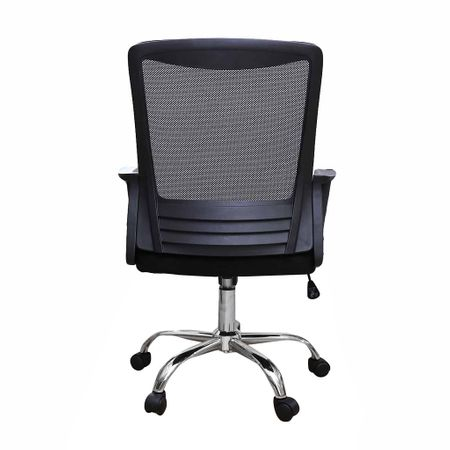 Scaun de birou ergonomic CANNES, mesh, negru [4]