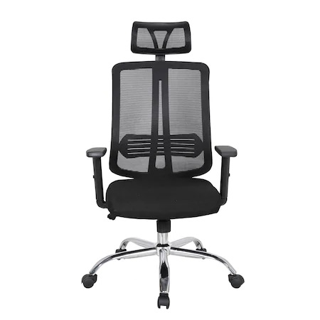 Scaun directorial ergonomic GRAVY, Negru, Mesh /Textil [2]