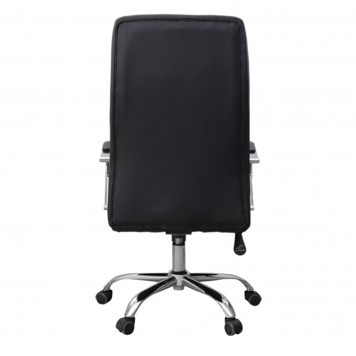 Scaun directorial CARDANO, piele ecologica, negru [4]
