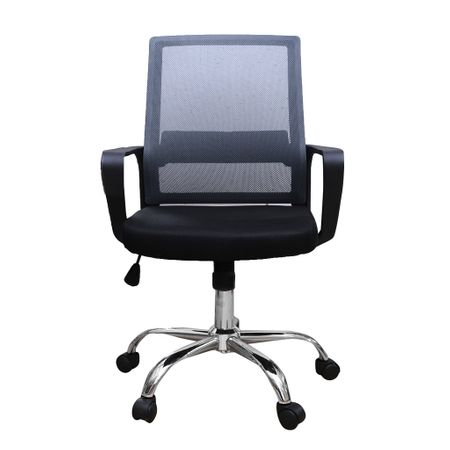 Scaun de birou ergonomic VEKTOR, mesh, negru/gri [2]