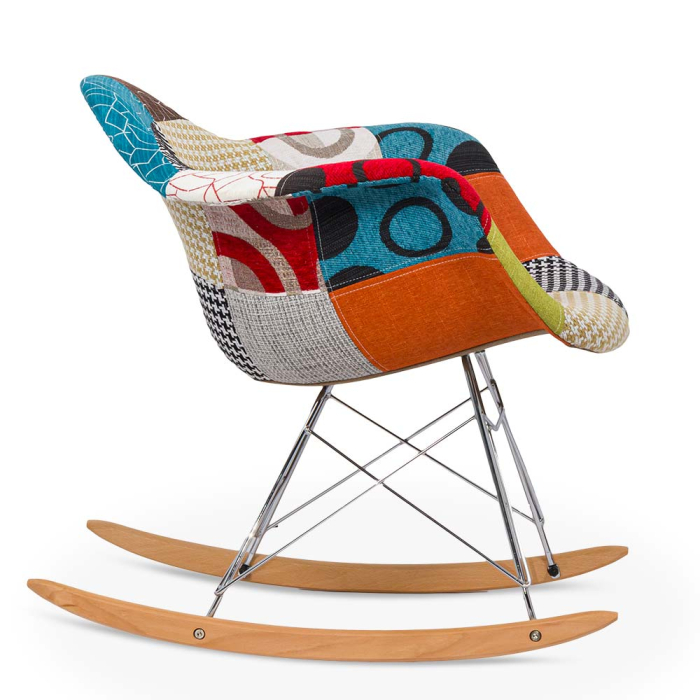 Scaun balansoar Valeria, multicolor, stofa [3]