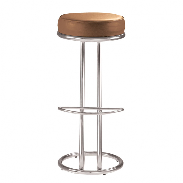 Scaun bar cafenea Tender Hoker, Maro piele ecologica [2]