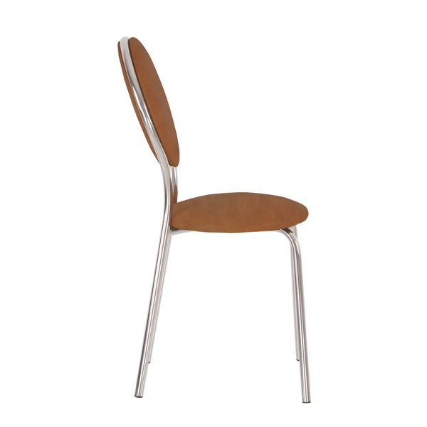 Scaun bucatarie Fast Chrome, Aramiu piele ecologica [3]