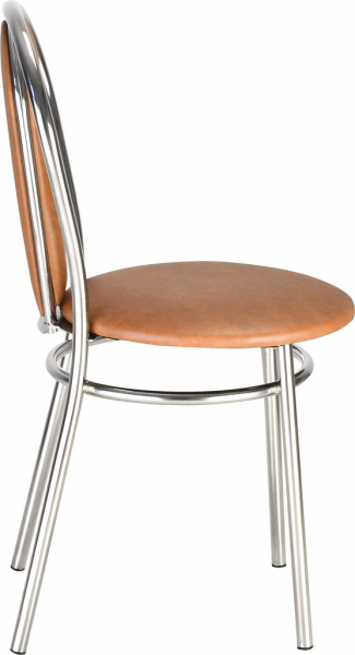 Scaun bucatarie  Kimi Chrome, Aramiu piele ecologica [3]