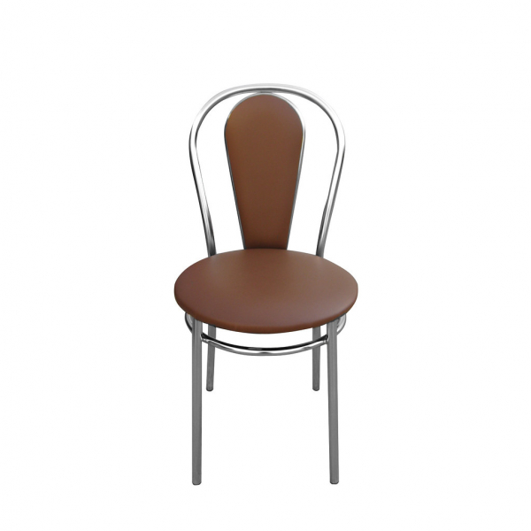 Scaun bucatarie  Kimi Chrome, Maro piele ecologica [2]