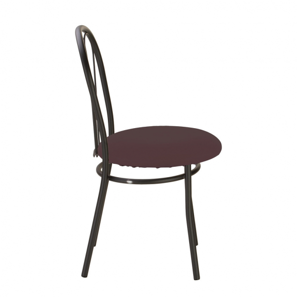 Scaun bucatarie Picard Black, Wenge piele ecologica [3]