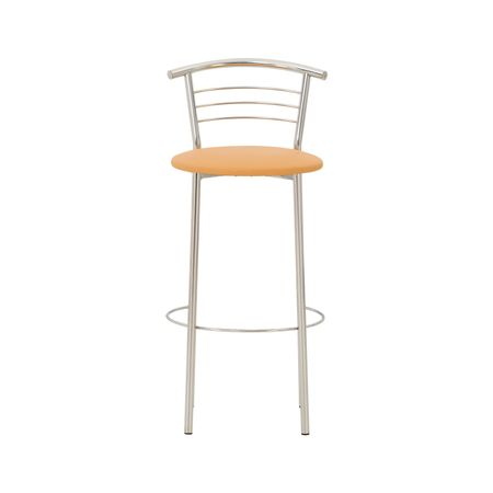 Scaun de bar Baroque Hoker, Ocru piele ecologica [3]
