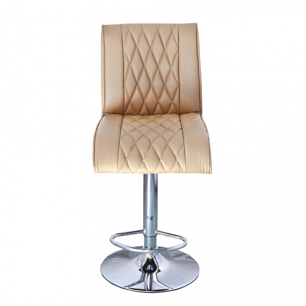 Scaun de bar OSBOURNE, PU, Maro deschis [2]