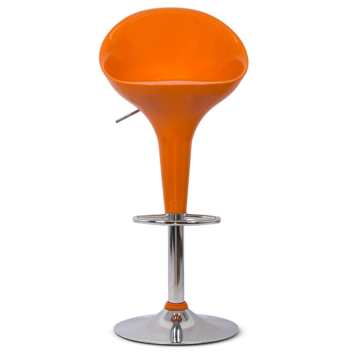 Scaun de bar Pavia, portocaliu, plastic [3]