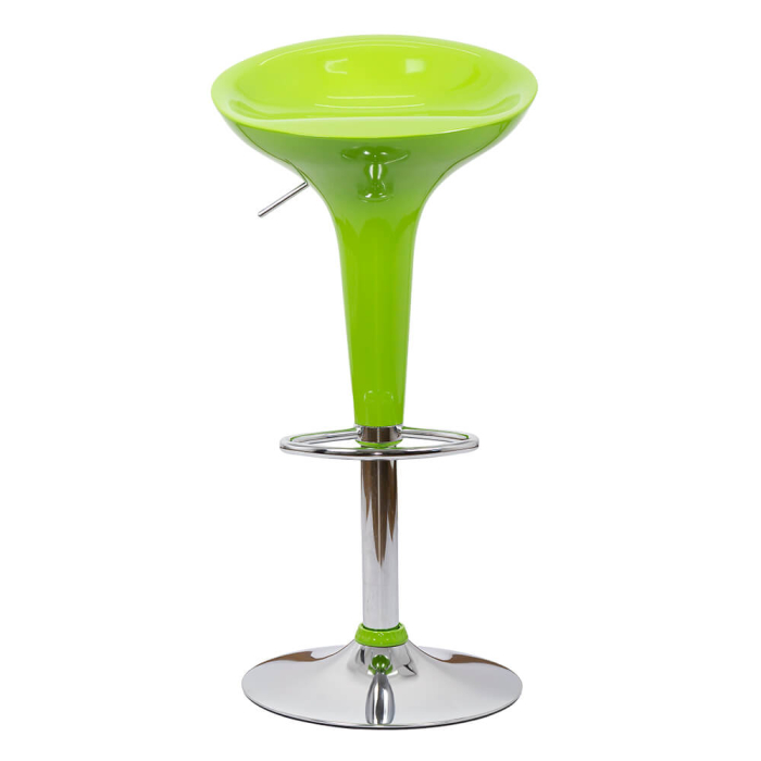Scaun de bar Roma, verde, plastic [2]