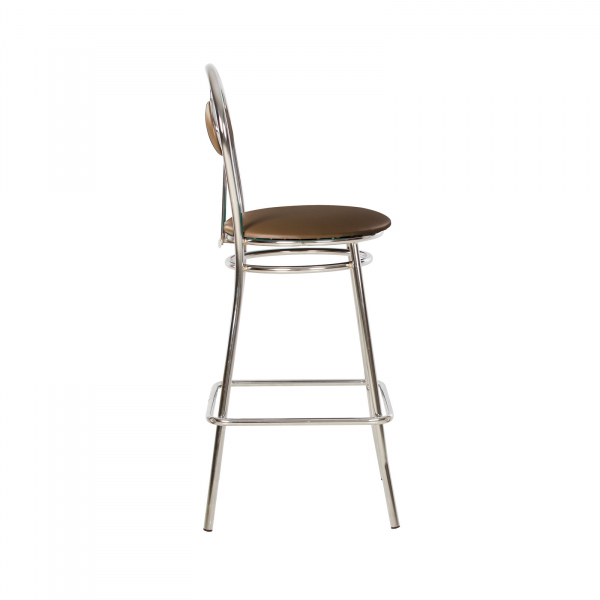 Scaun de bar Wegner Hoker, Maro piele ecologica [3]