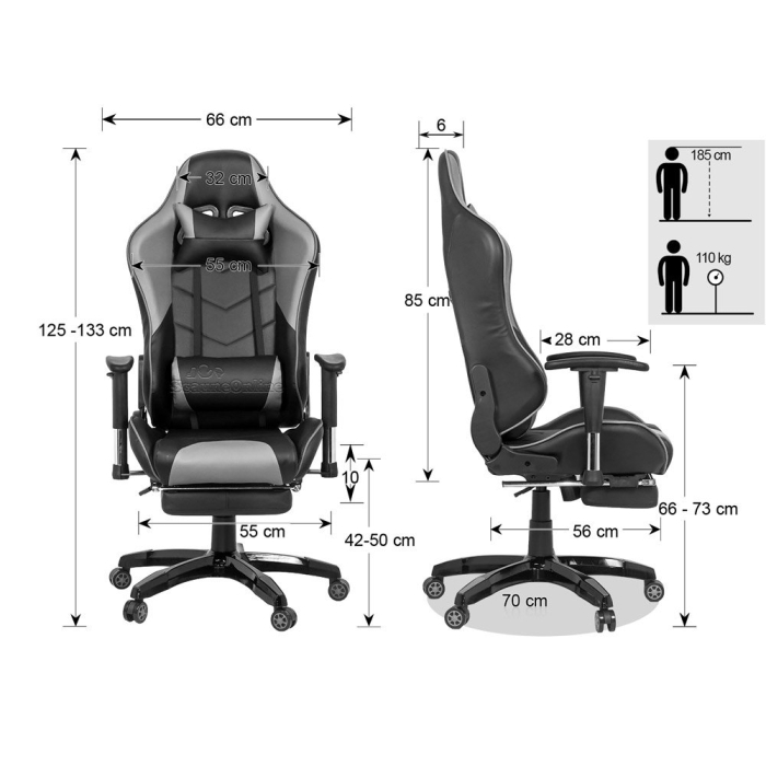 Scaun de birou Aeron 142, alb, piele ecologica [3]