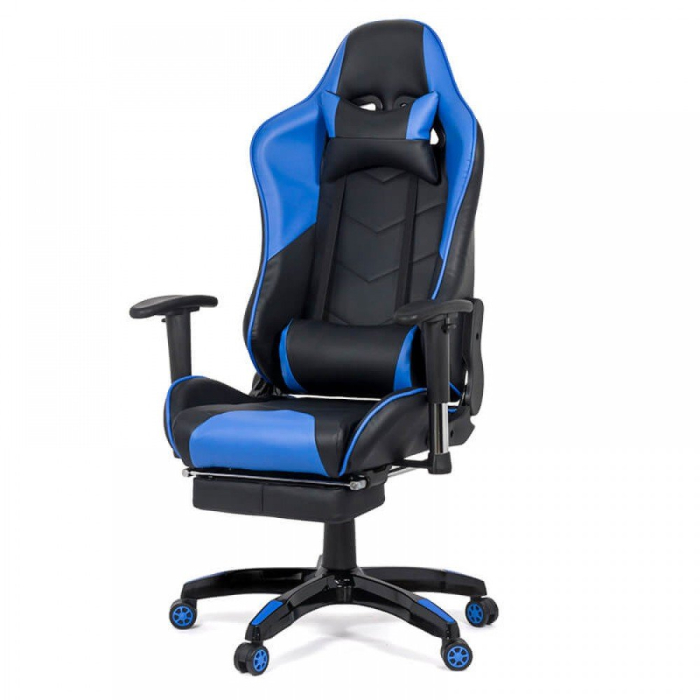 Scaun de birou Aeron 142, albastru, piele ecologica [3]