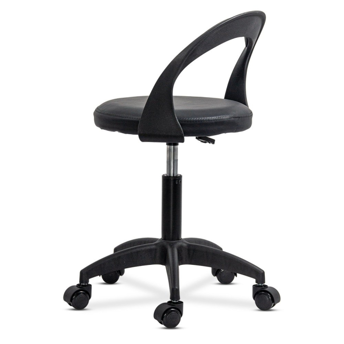 Scaun de birou Aeron 76, negru, piele ecologica [3]