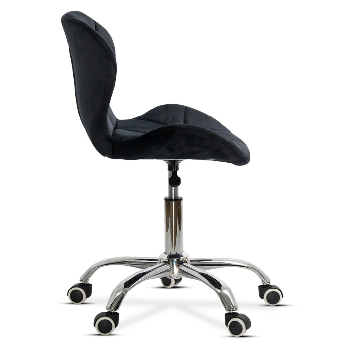 Scaun de birou Aeron, negru, catifea [2]
