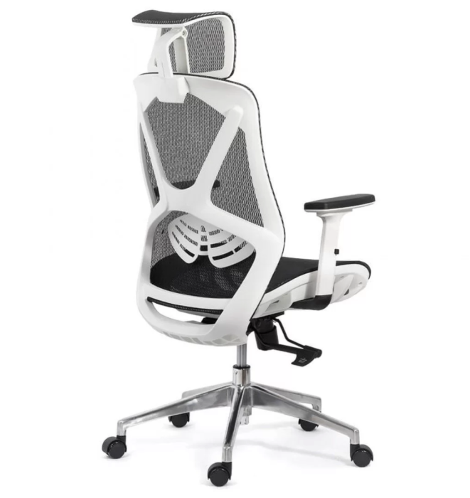 Scaun de birou AURIS, mecanism Multiblock, suport lombar, Mesh, Negru [6]