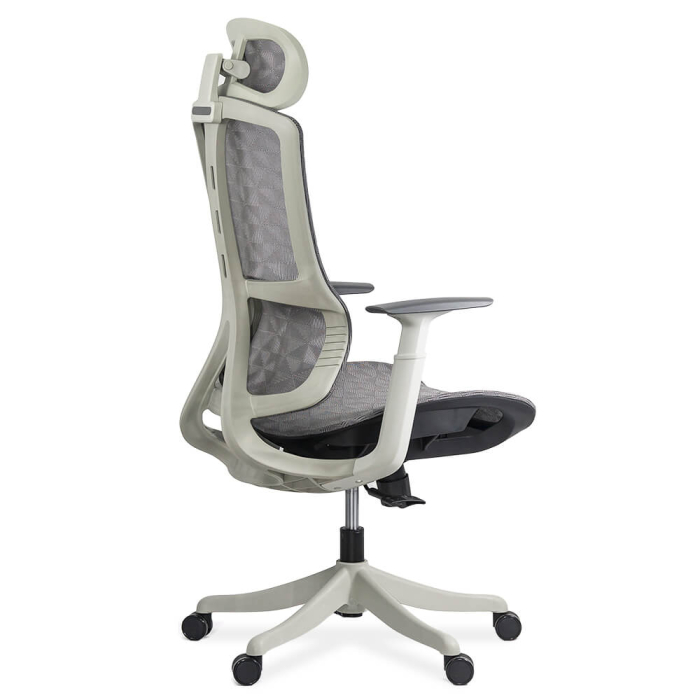 Scaun de birou Class, gri, plasa [2]