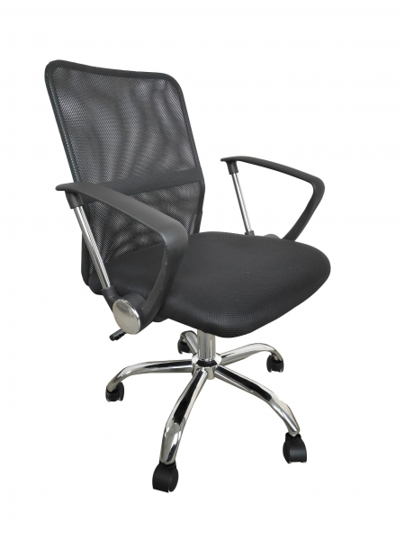Scaun de birou ergonomic SHAN, Mesh, Negru [2]