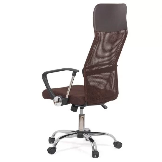 Scaun de birou ergonomic TAZZ Mesh/ piele ecologica Maro [3]