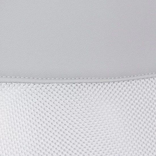 Scaun de birou ergonomic TAZZ Mesh/ piele ecologica Alb [4]