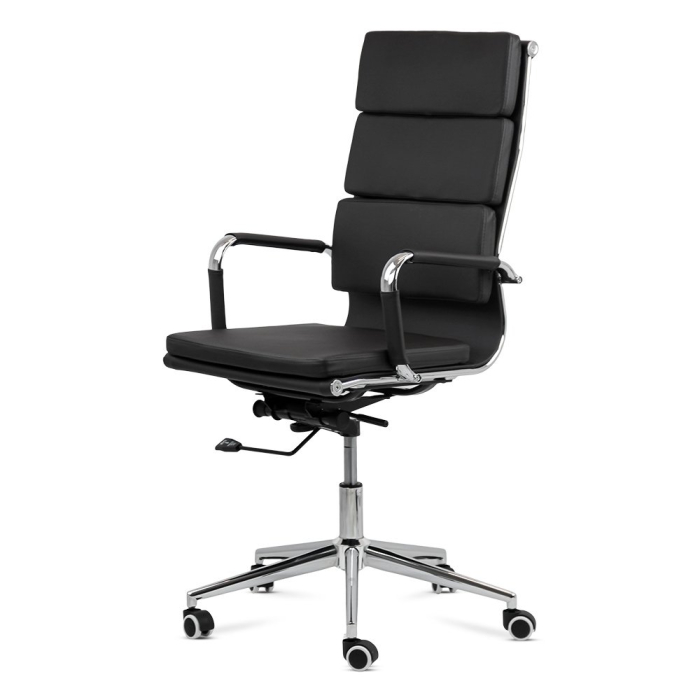 Scaun de birou Logan 191, negru, piele ecologica [3]