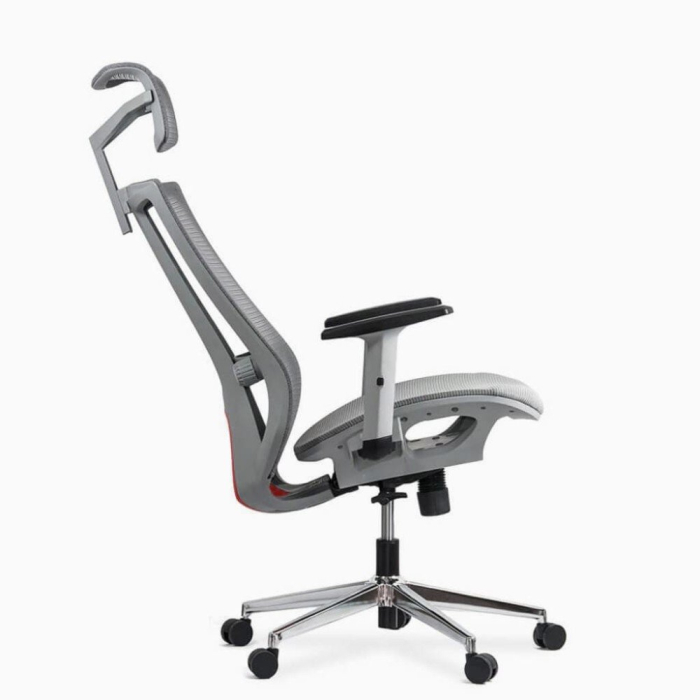 Scaun de birou Modern 134, gri, plasa [3]
