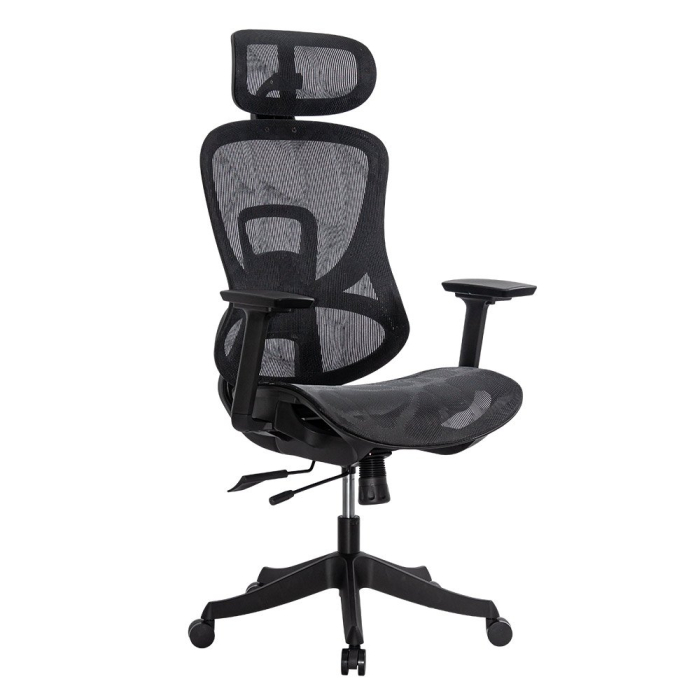 Scaun de birou Modern, negru, plasa [2]