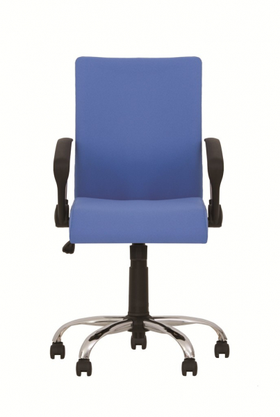 Scaun de birou NEO GTP CHROME, Albastru deschis stofa fiji [2]