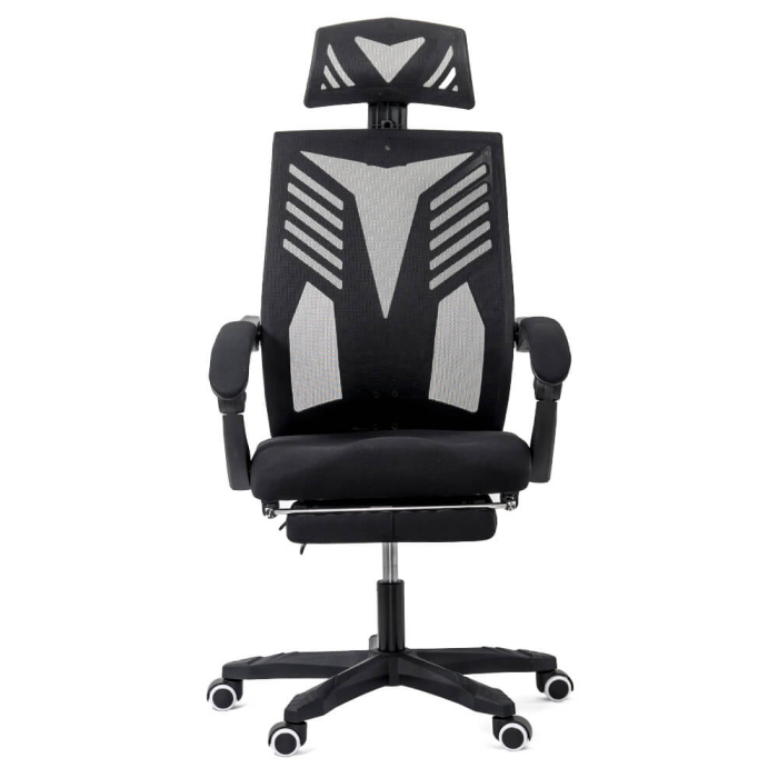 Scaun de birou Optima 80, negru, plasa [3]