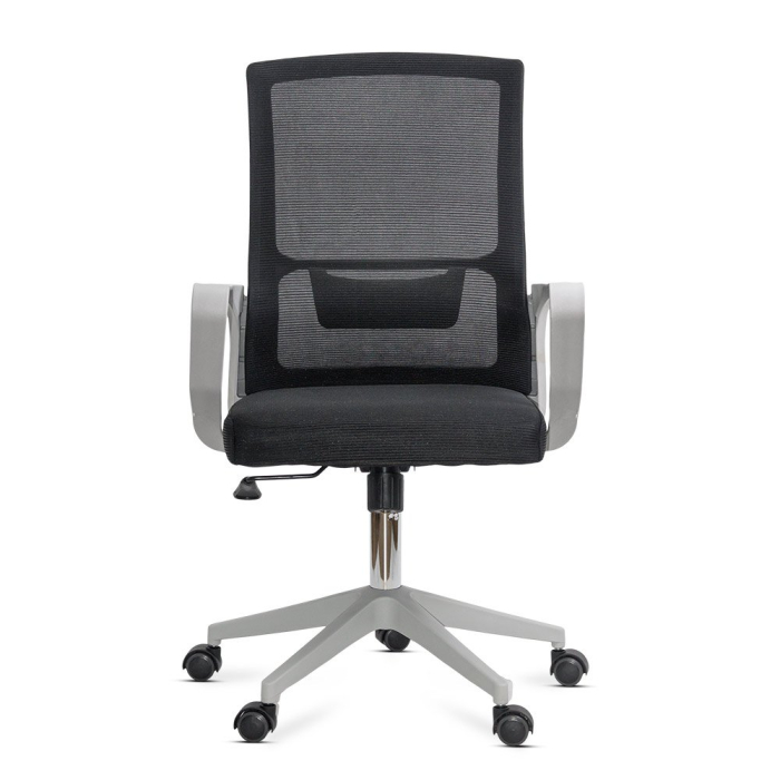 Scaun de birou Optima, negru, plasa [2]