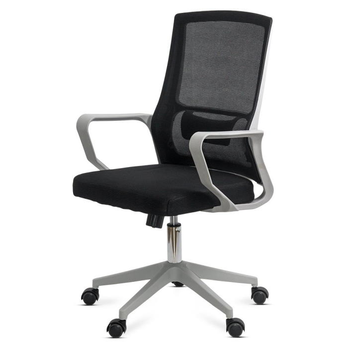 Scaun de birou Optima, negru, plasa [3]