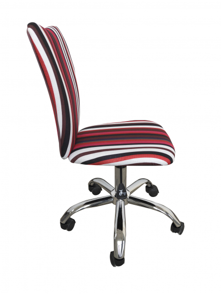 Scaun de birou pentru copii HELENA, Stofa multicolora cu model dungat [3]