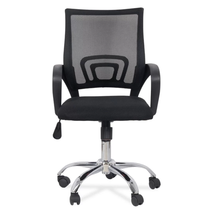 Scaun de birou JUNIOR, reglabil pe inaltime, Mesh, Negru [5]