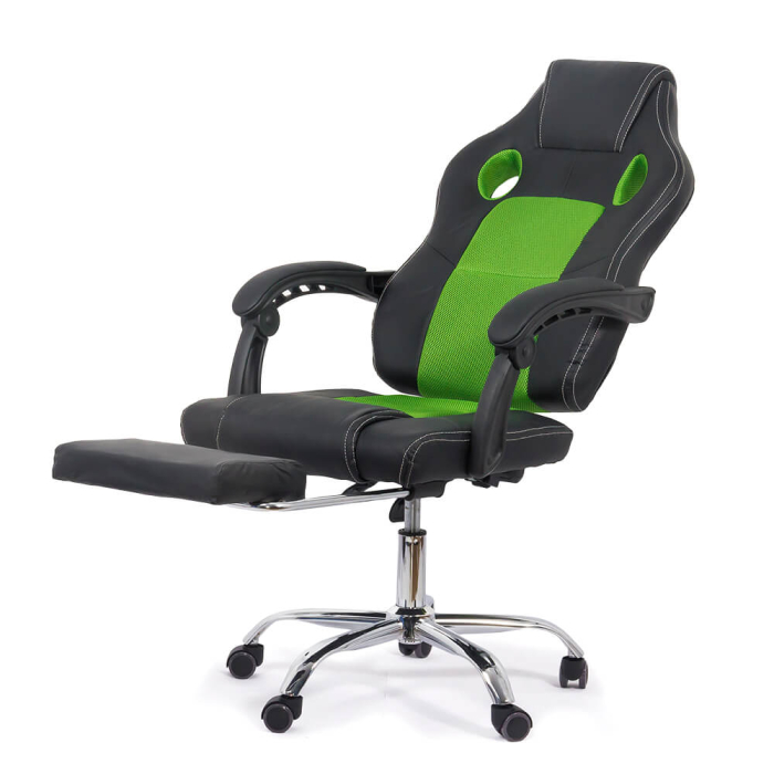 Scaun de birou Valor 90, verde, piele ecologica [2]