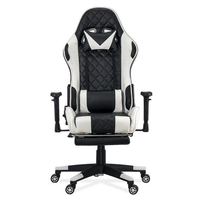 Scaun de birou Vertex 143, alb, piele ecologica [3]