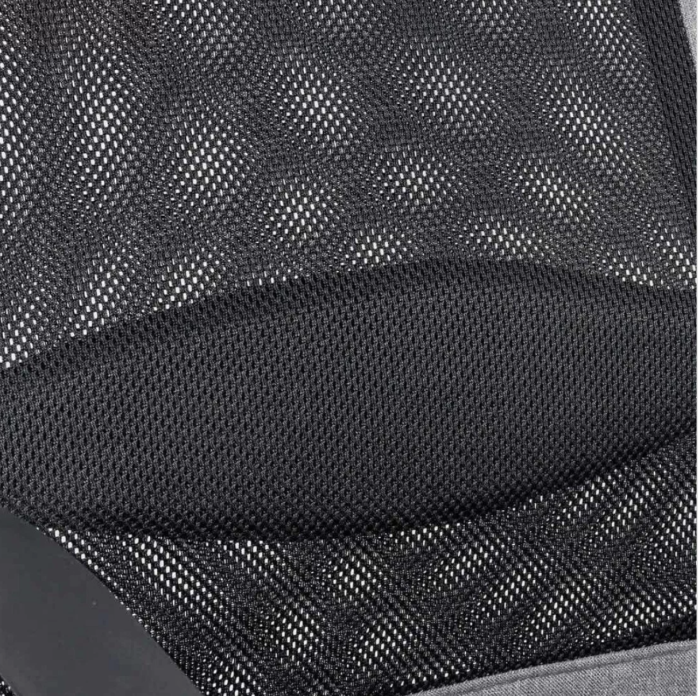 Scaun de birou VORTEX, tetiera captusita, Mesh + Stofa, Gri [5]