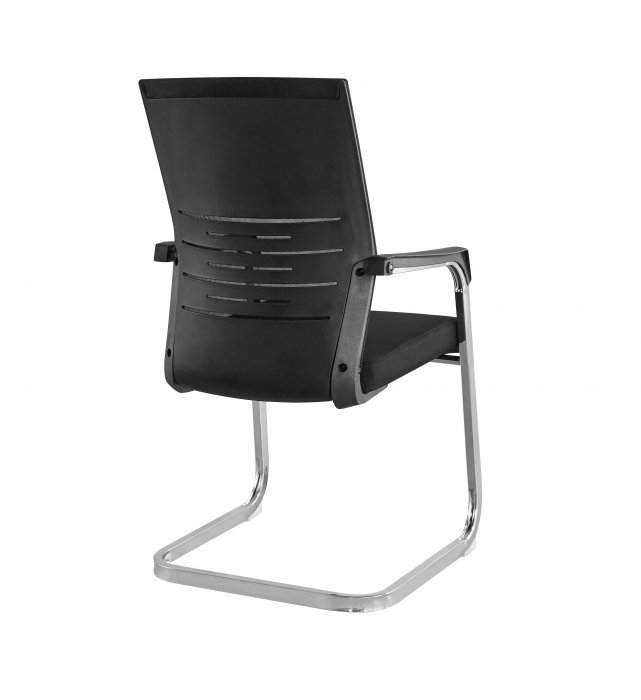 Scaun de vizitator ergonomic MARGO CF, Negru. Mesh/Textil [4]