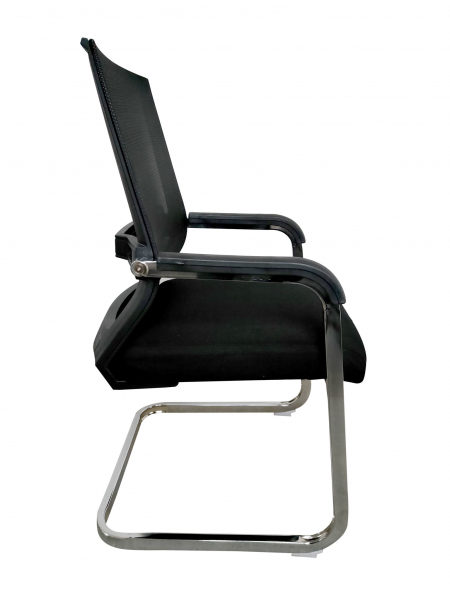 Scaun de vizitator ergonomic TARGA CF, Mesh/Textil, Negru [3]