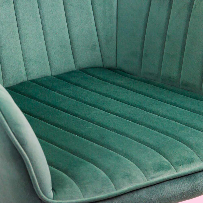 Scaun dining Aida, verde, catifea [3]