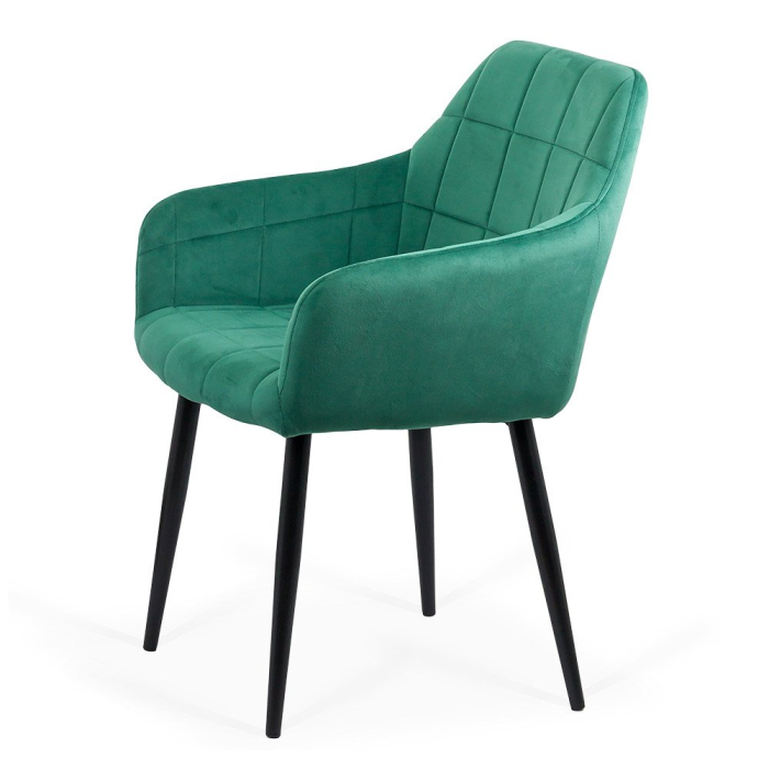 Scaun dining Camelia, verde, catifea [2]