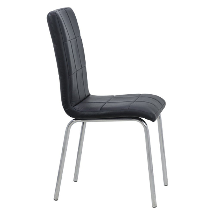 Scaun dining Hera, negru, piele ecologica [3]