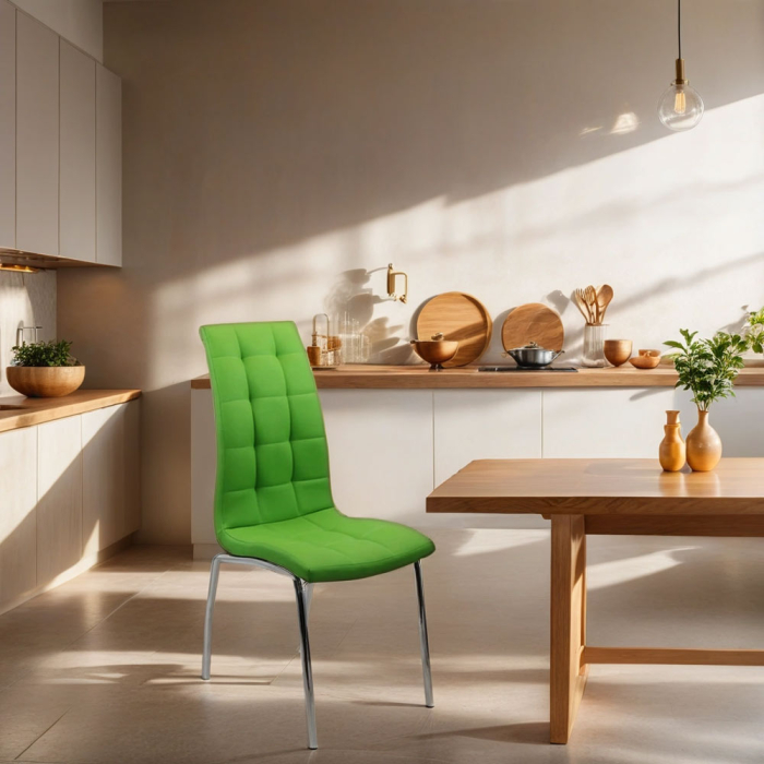 Scaun dining Iunia, verde, plastic [2]
