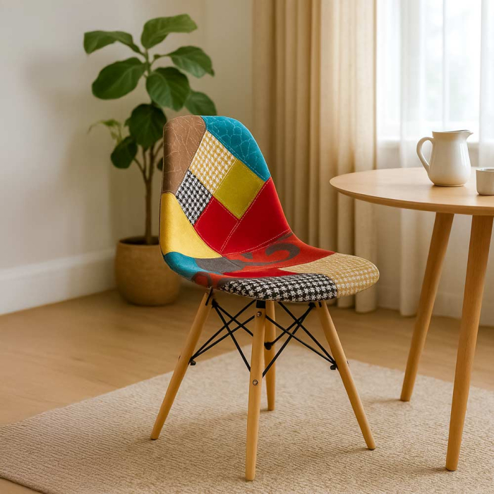 Scaun dining Juno 194, multicolor, stofa [2]