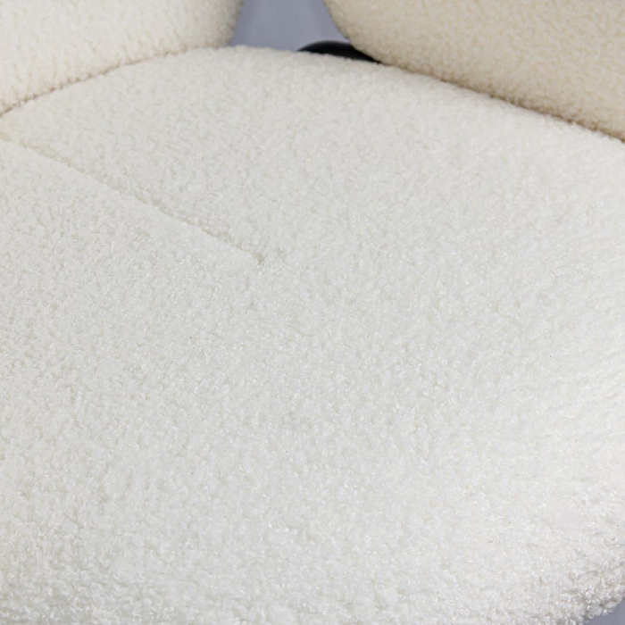 Scaun dining Juno, crem, boucle [6]