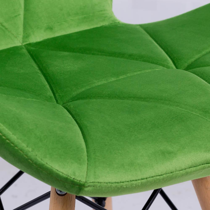 Scaun dining Talia, verde, catifea [2]