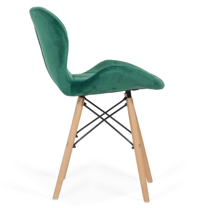 Scaun dining Talia, verde, catifea [2]