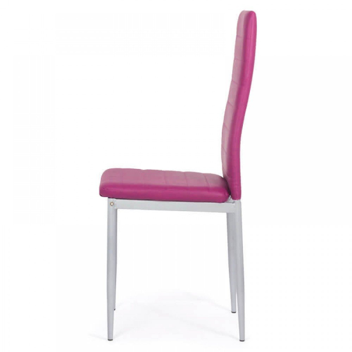 Scaun dining Vera 183, mov, piele ecologica [2]