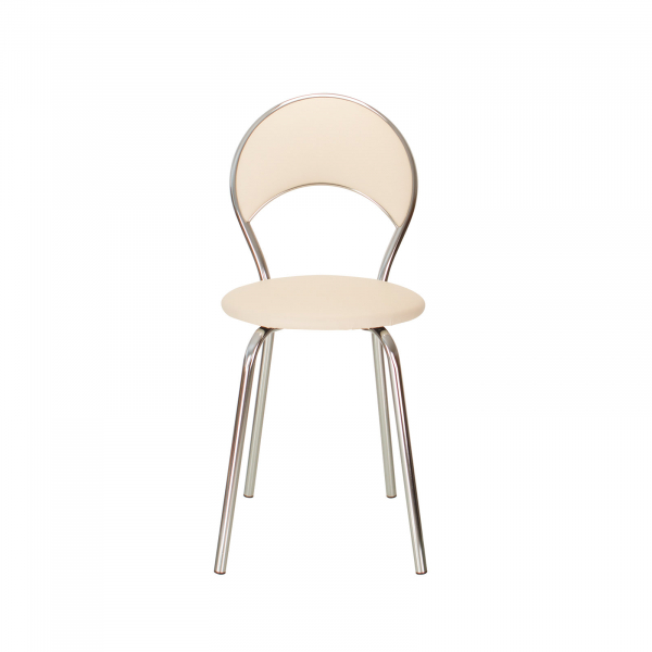 Scaun dinning / bucatarie Acvarium Plus, Crem piele ecologica [2]
