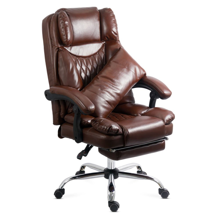 Scaun directorial Aeron 112, maro, piele ecologica [2]